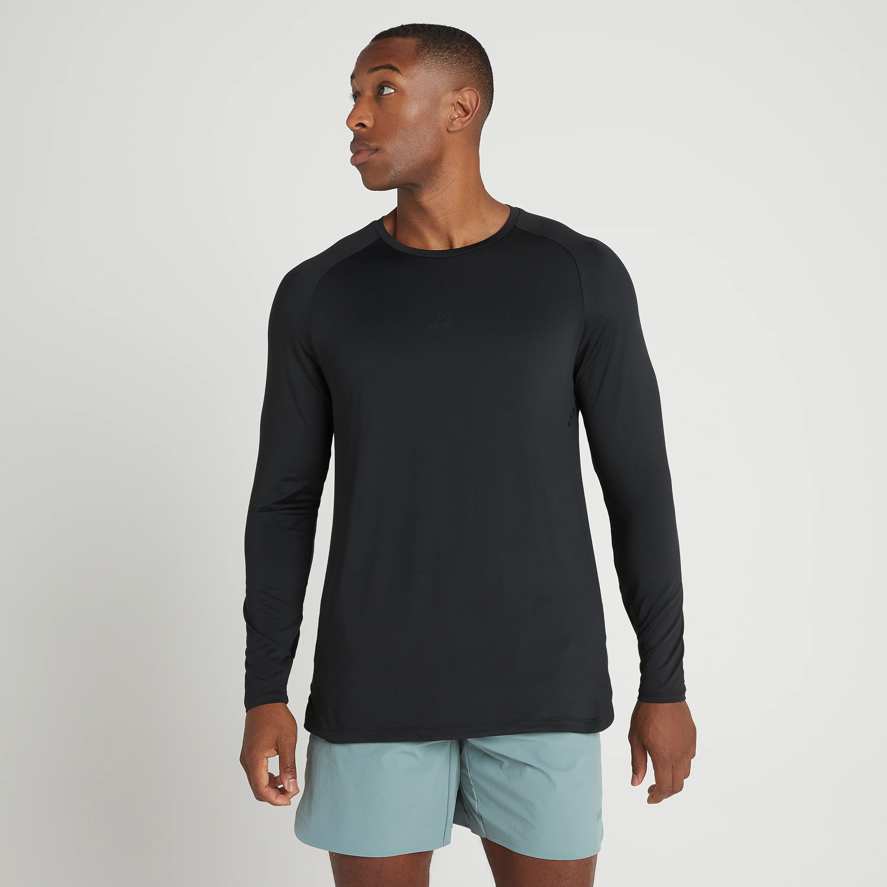 MP Tempo Ultra Long Sleeve T-Shirt til mænd - Sort - XXS Billede 1