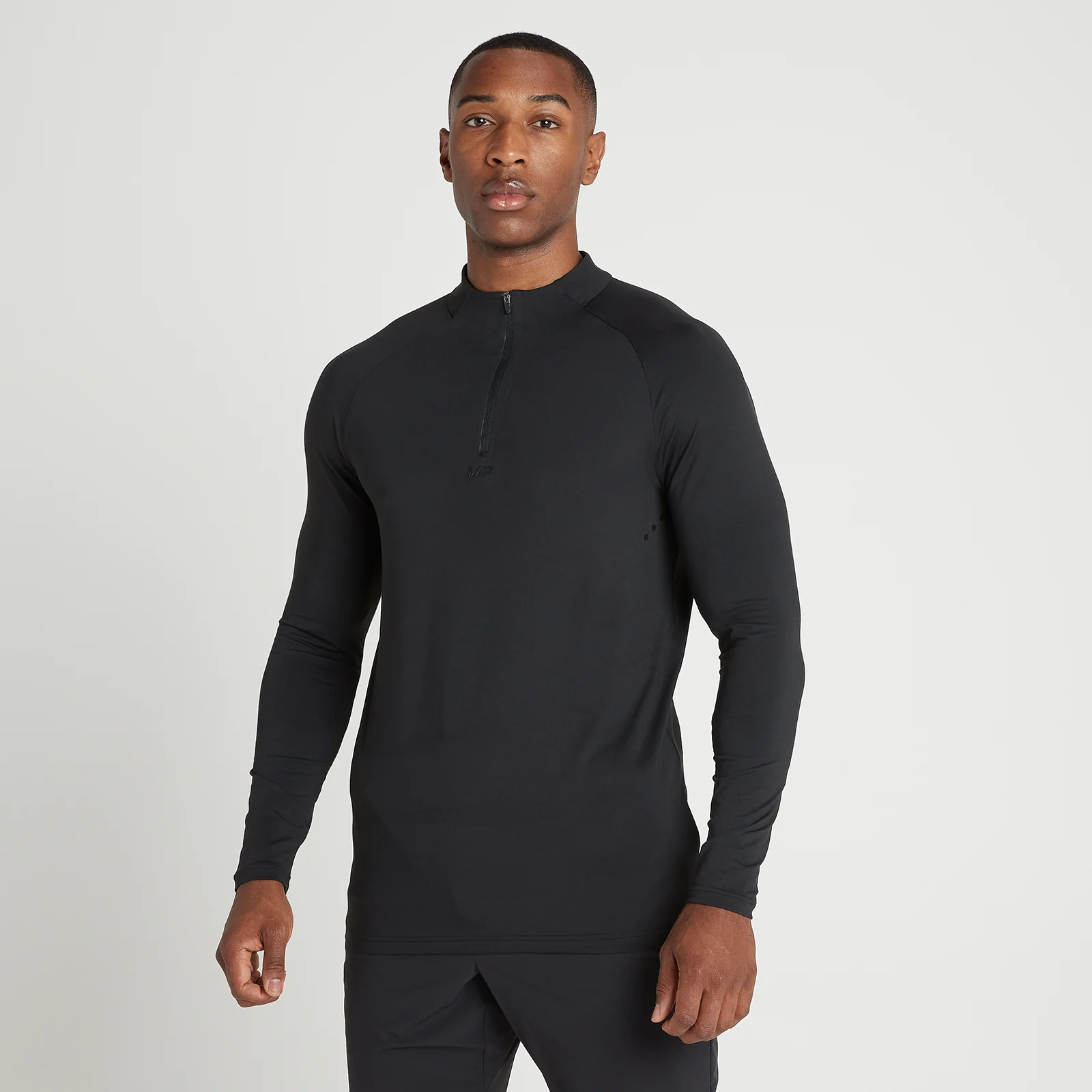 MP Tempo Ultra 1/4 Zip til mænd - Sort - XXS Billede 1
