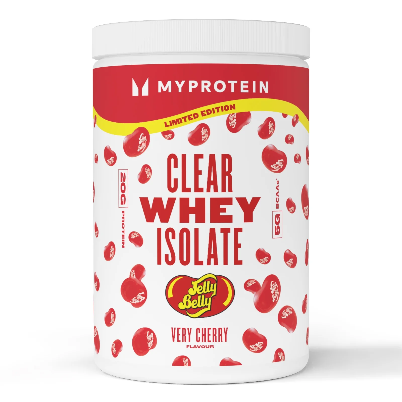 Clear Whey Isolate – Jelly Belly® - 20servings - Very Cherry Billede 1