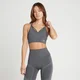 MP Impact Scrunch Seamless Sports Bra til kvinder – Graphite
