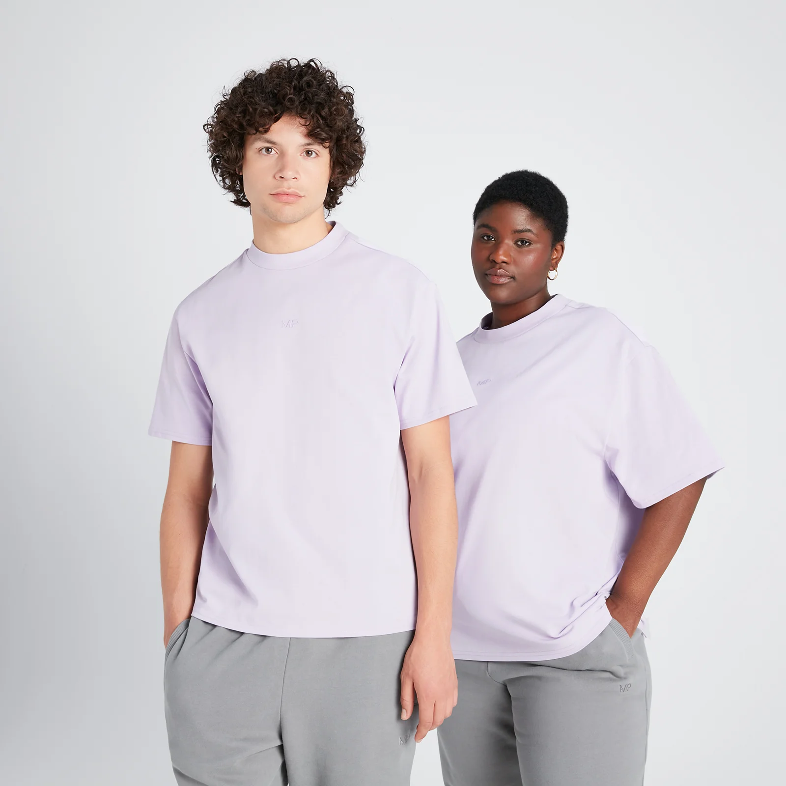 MP Rest Day Short Sleeve T-Shirt – Pastel Lilac - XXS-XS Billede 1