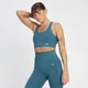 MP Tempo Ultra Seamless Sports Bra til kvinder – Smoke Blue