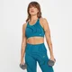 MP Tempo Wave Seamless Sports Bra til kvinder – Teal Blue