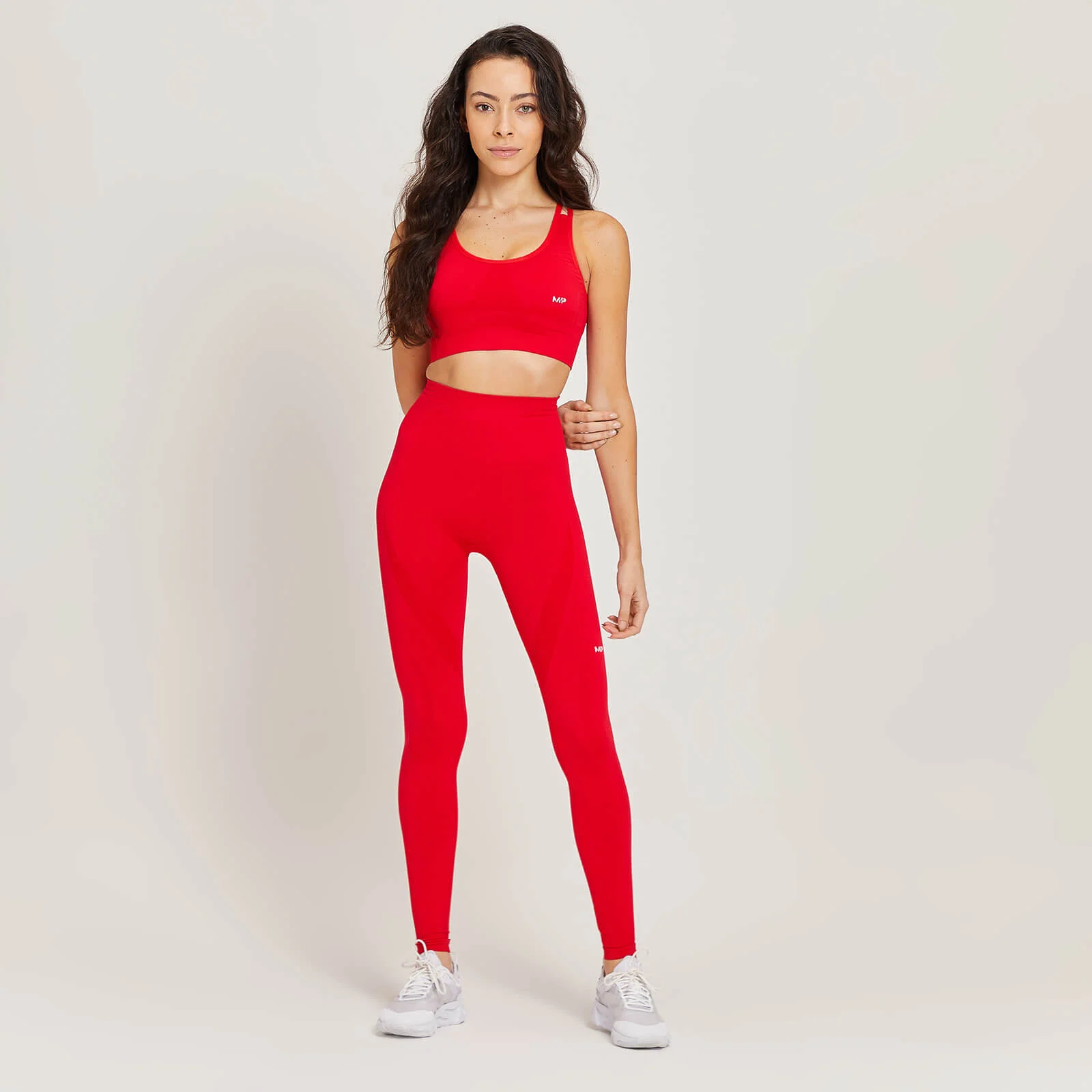 Limited Edition MP Damers Tempo Leggings & BH Sæt - Danger - XXS - XXS Billede 1