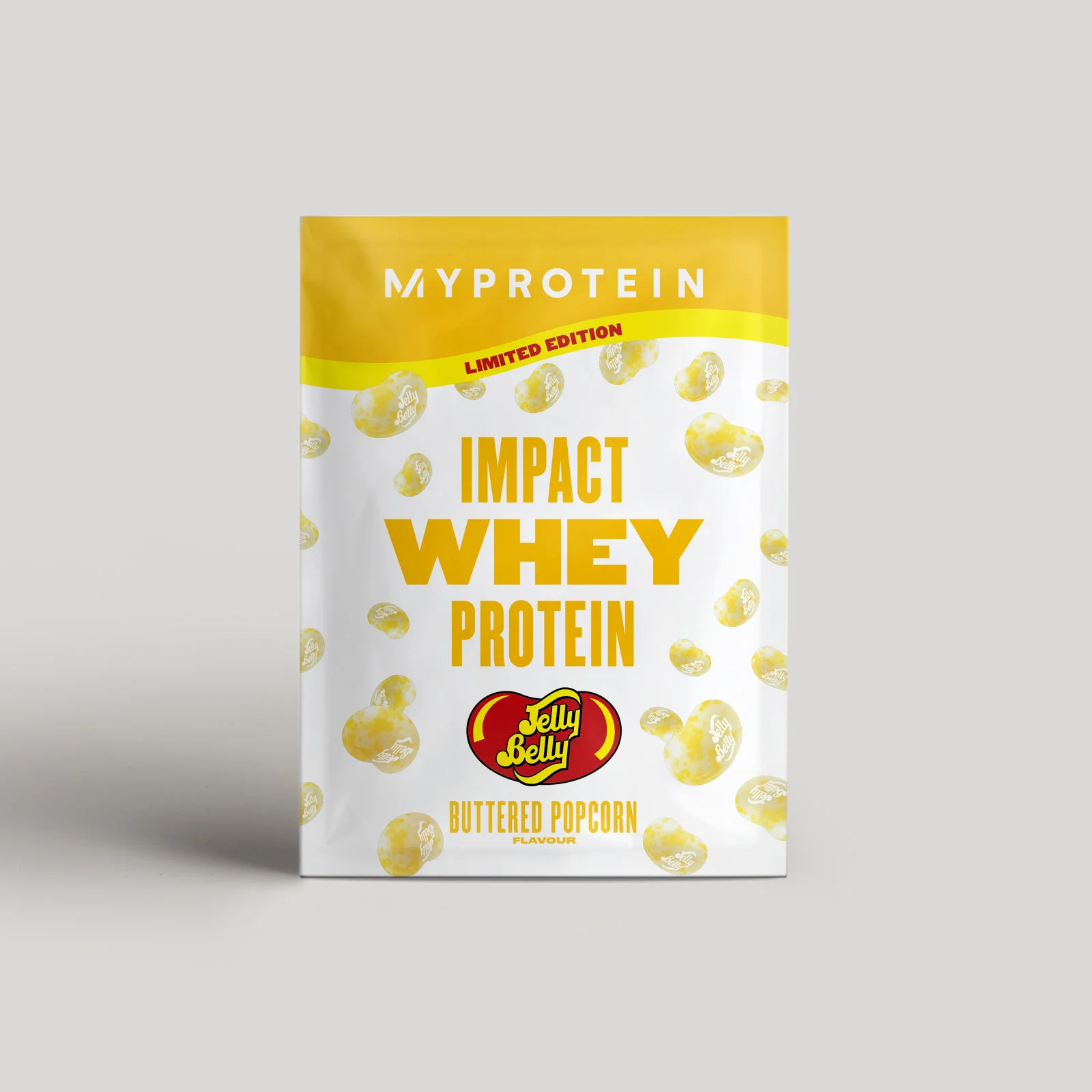 Impact Whey Protein - Jelly Belly® Edition - 1servings - Buttered Popcorn Billede 1