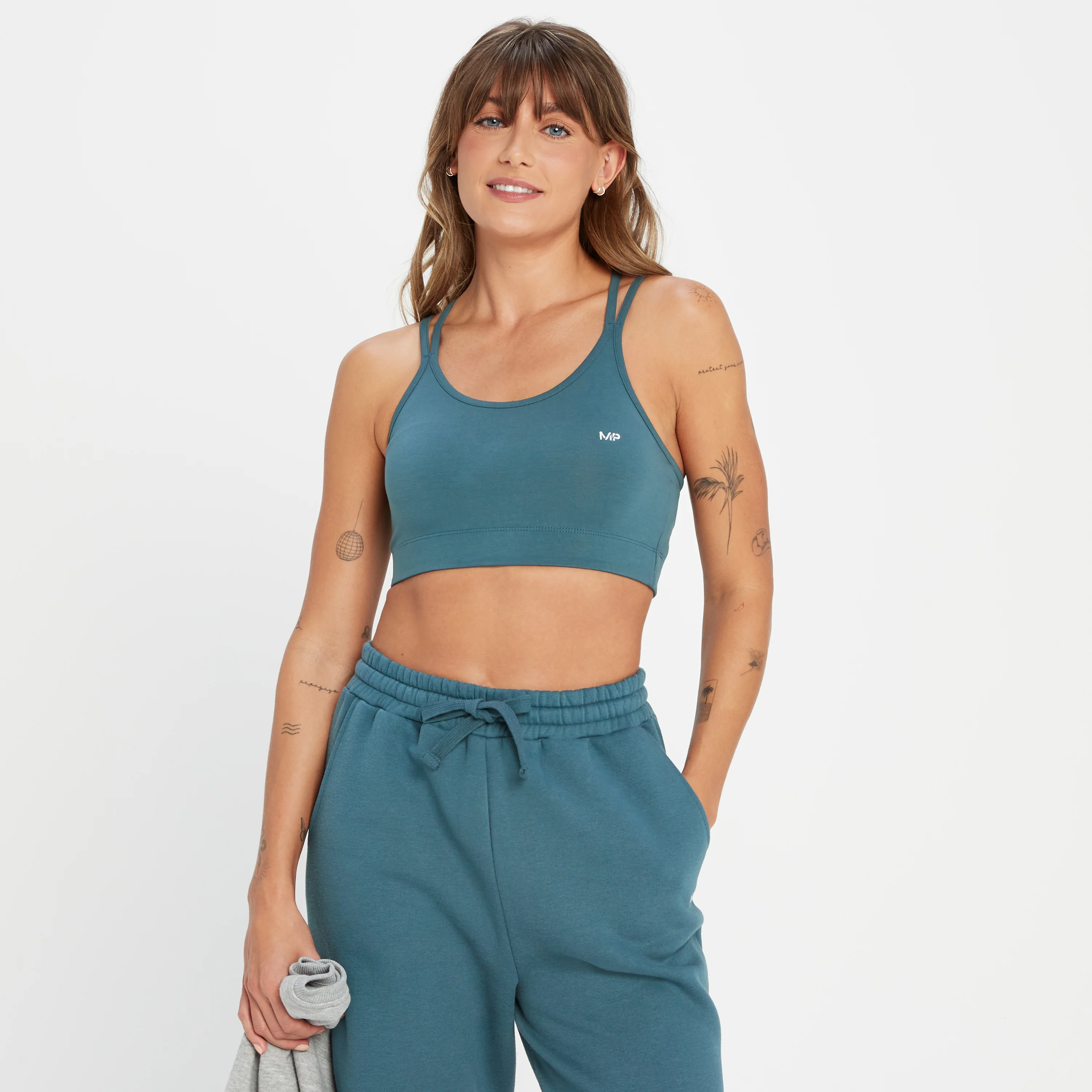 MP Rest Day Jersey Bra til kvinder – Smoke Blue - XXS Billede 1