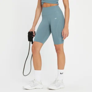 MP Women's Power Cycling Shorts - Pebble Blue - Size XXS