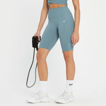 MP Women's Power Cycling Shorts - Pebble Blue