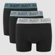MP Coloured Waistband Boxers til mænd (3-pak) – Sort/Smoke Blue/Pebble Blue/Dusk Grey