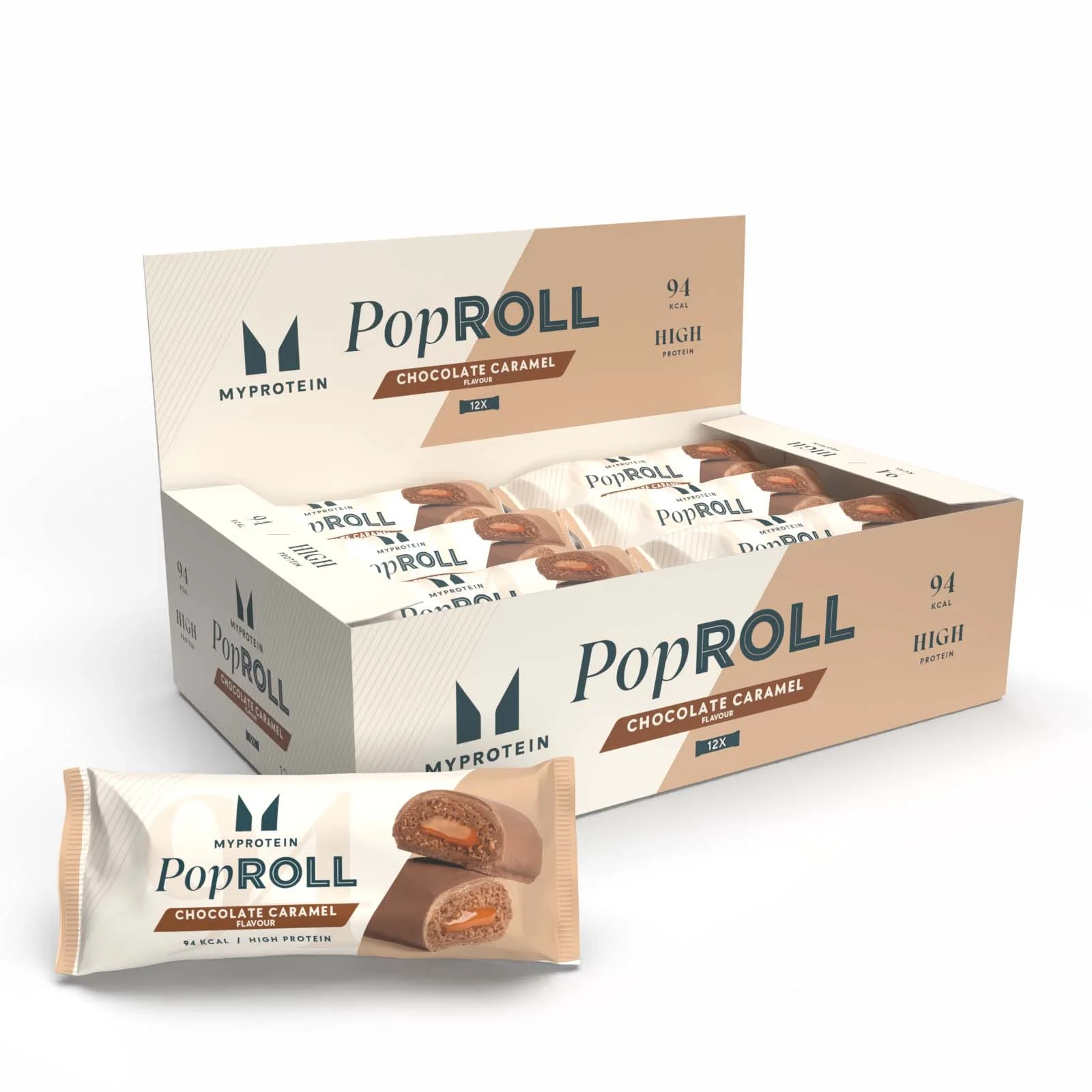 Pop Rolls - 12 x 27g - Chokolade Karamel Billede 1