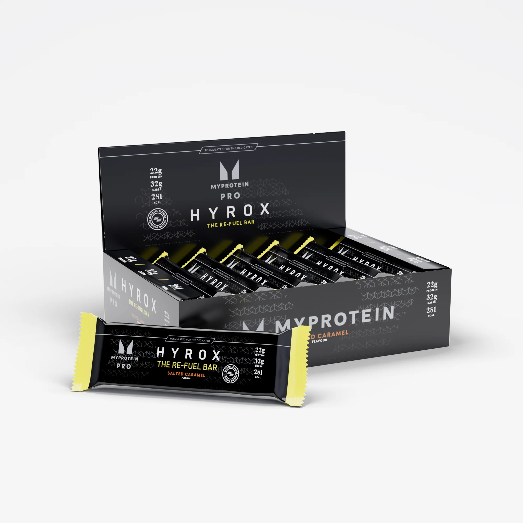 THE Re-Fuel Bar – HYROX-udgave - 12 x 80g - Salted Caramel Billede 1