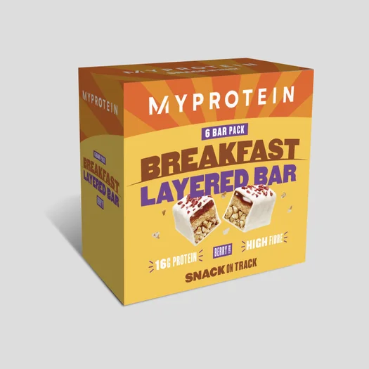 Lagdelt morgenmadsbar - 6 x 60g - Berry