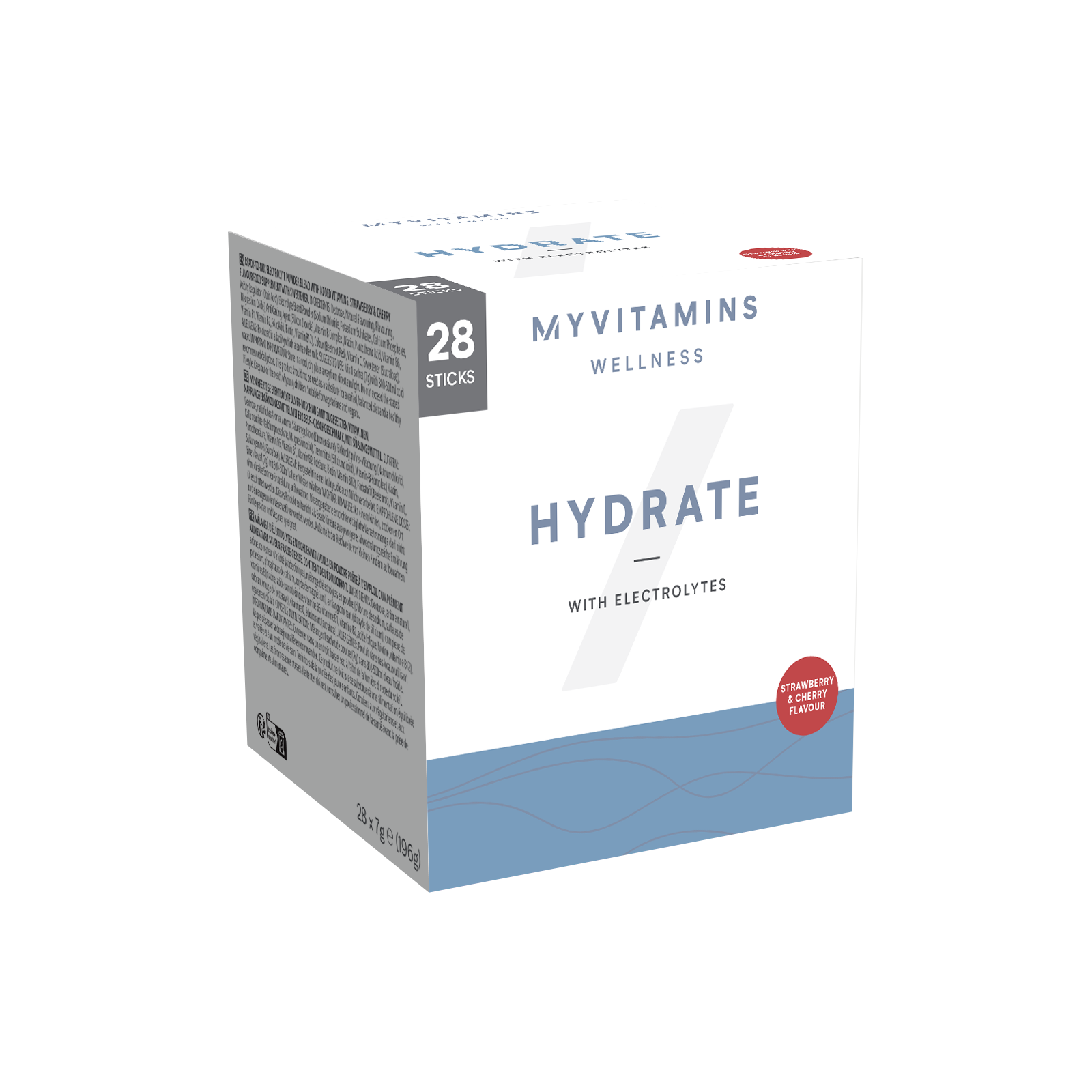 Hydrate - 28servings - Strawberry and Cherry Billede 1