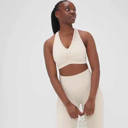 MP Washed Seamless Bra til kvinder – Ecru