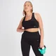 MP Tempo Rib Seamless Bra til kvinder – Sort