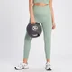 MP Tempo Rib Seamless Leggings til kvinder – Sage Grey