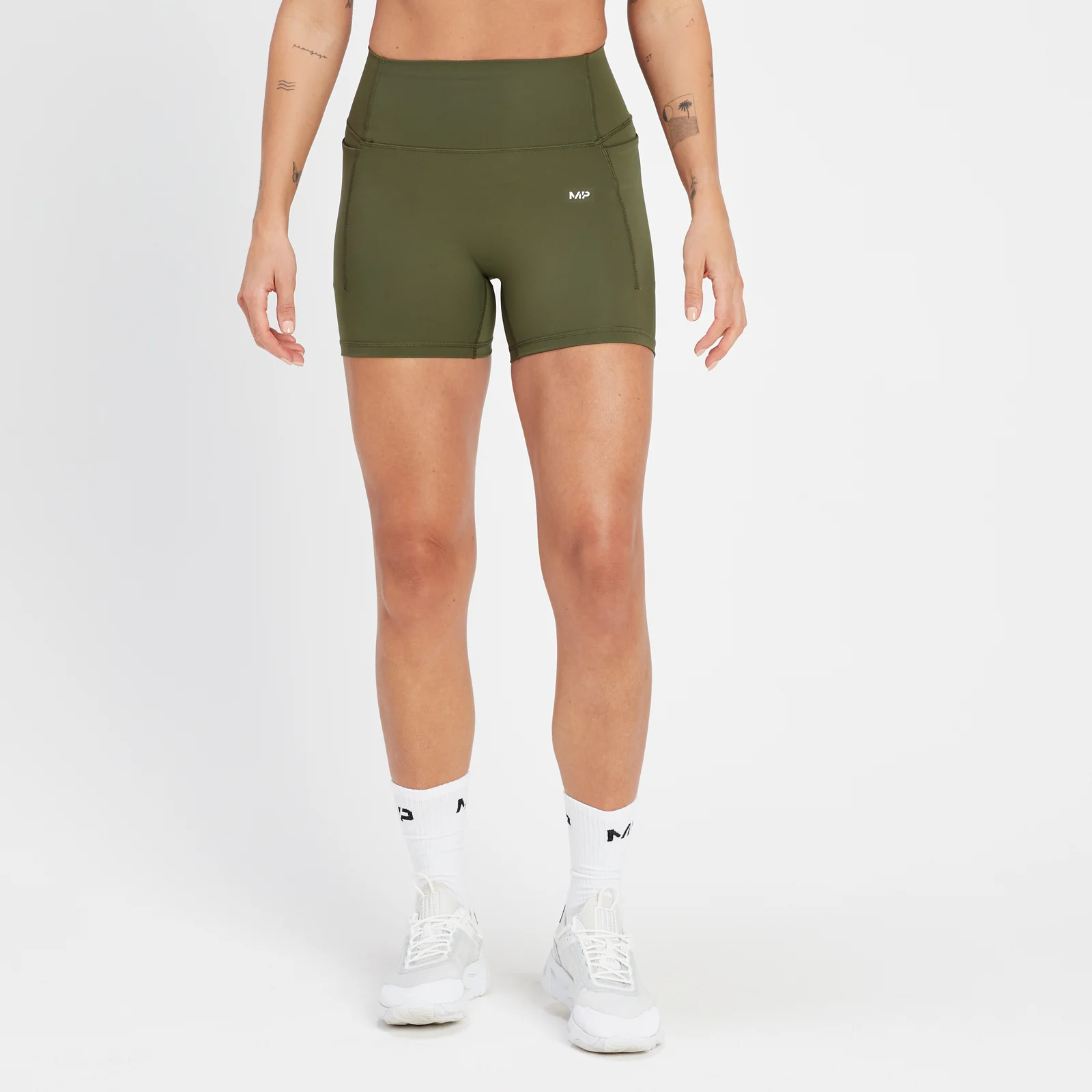 MP Adapt Booty Short til kvinder – Olive Green - XS Billede 1