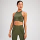 MP Tempo Illusion Seamless Sports Bra til kvinder – Olive Green