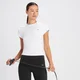MP Tempo Basics Short Sleeve Top til kvinder – Hvid
