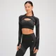 MP Tempo Ultra Seamless Long Sleeve Crop Top til kvinder – Sort