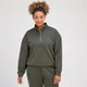 MP Rest Day 1/4 Zip Sweatshirt til kvinder – Taupe Green