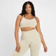 MP Rest Day Seamless Cross Back Sports Bra til kvinder – Canvas Grey