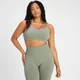 MP Rest Day Seamless Cross Back Sports Bra til kvinder – Deep Taupe