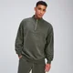 MP Rest Day 1/4 Zip til mænd – Taupe Green