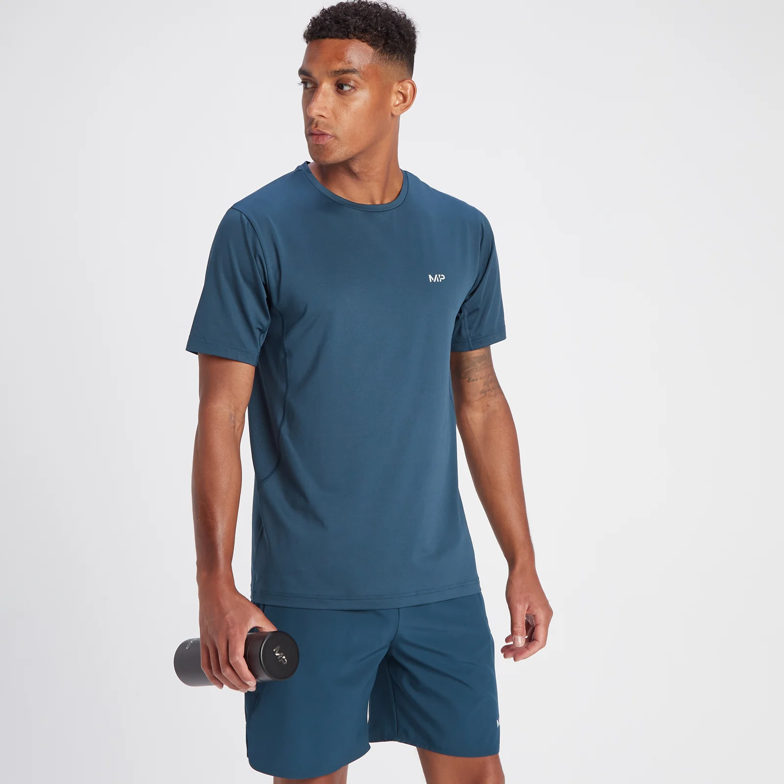 MP Velocity Short Sleeve T-Shirt til mænd – Blue Moon - XS Billede 1