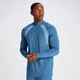 MP Tempo 1/4 Zip til mænd – Indigo Blue