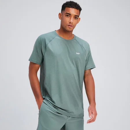 MP Tempo Short Sleeve T-Shirt til mænd – Slate Grey Marl