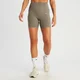MP Tempo Rib Seamless Shorts til kvinder – Deep Taupe