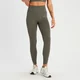 MP Tempo Rib Seamless Leggings til kvinder – Taupe Green