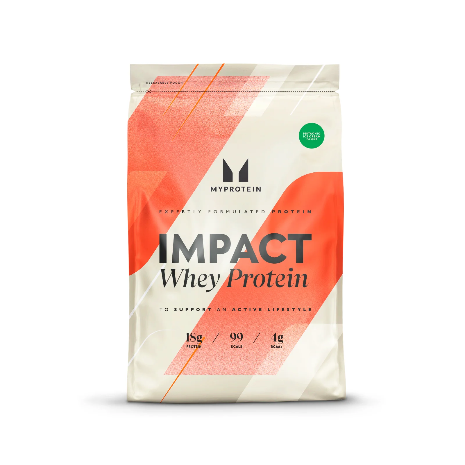 Impact Whey Protein – smag af pistacieis - 1kg Billede 1