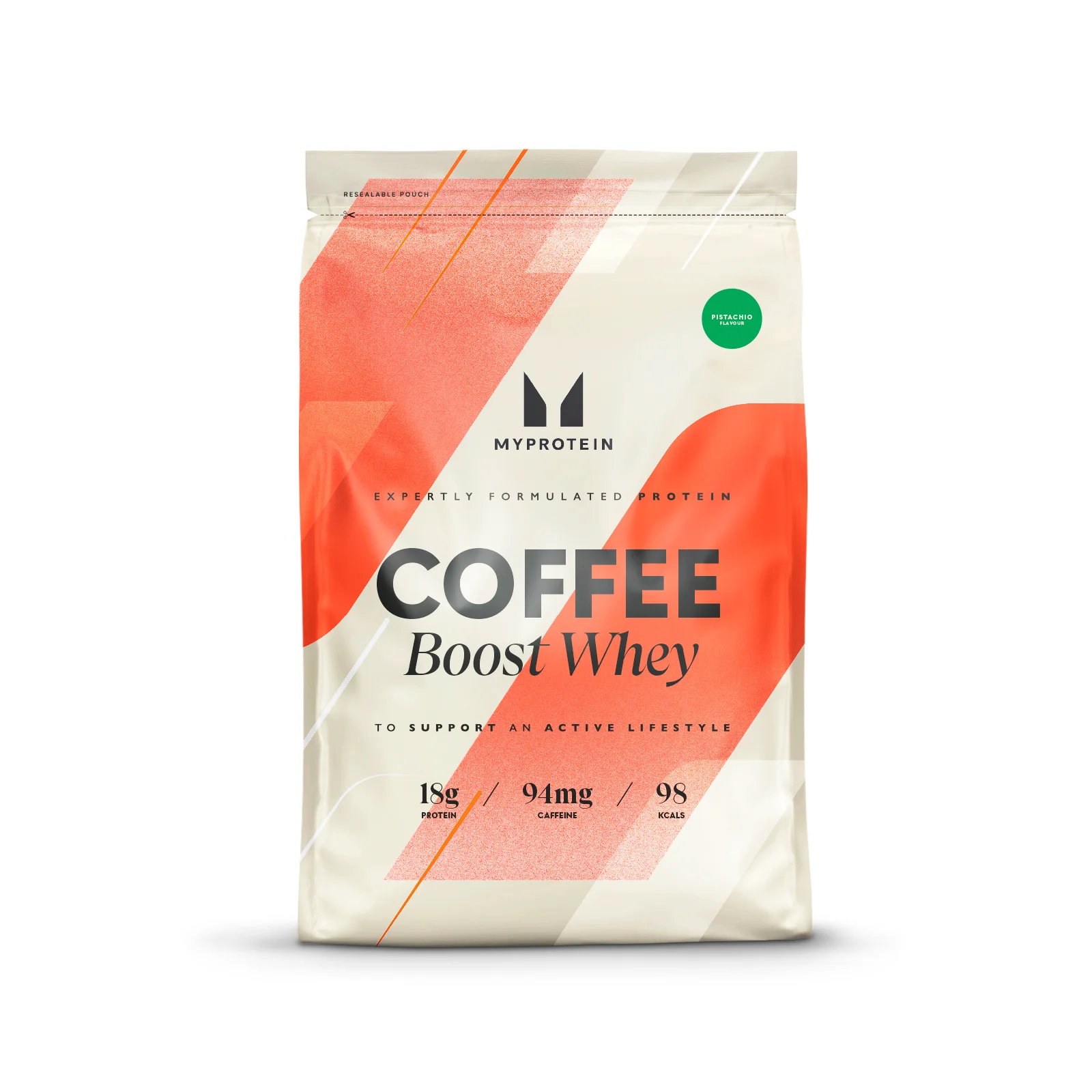 Coffee Boost Whey - smag af pistacie - 1kg Billede 1