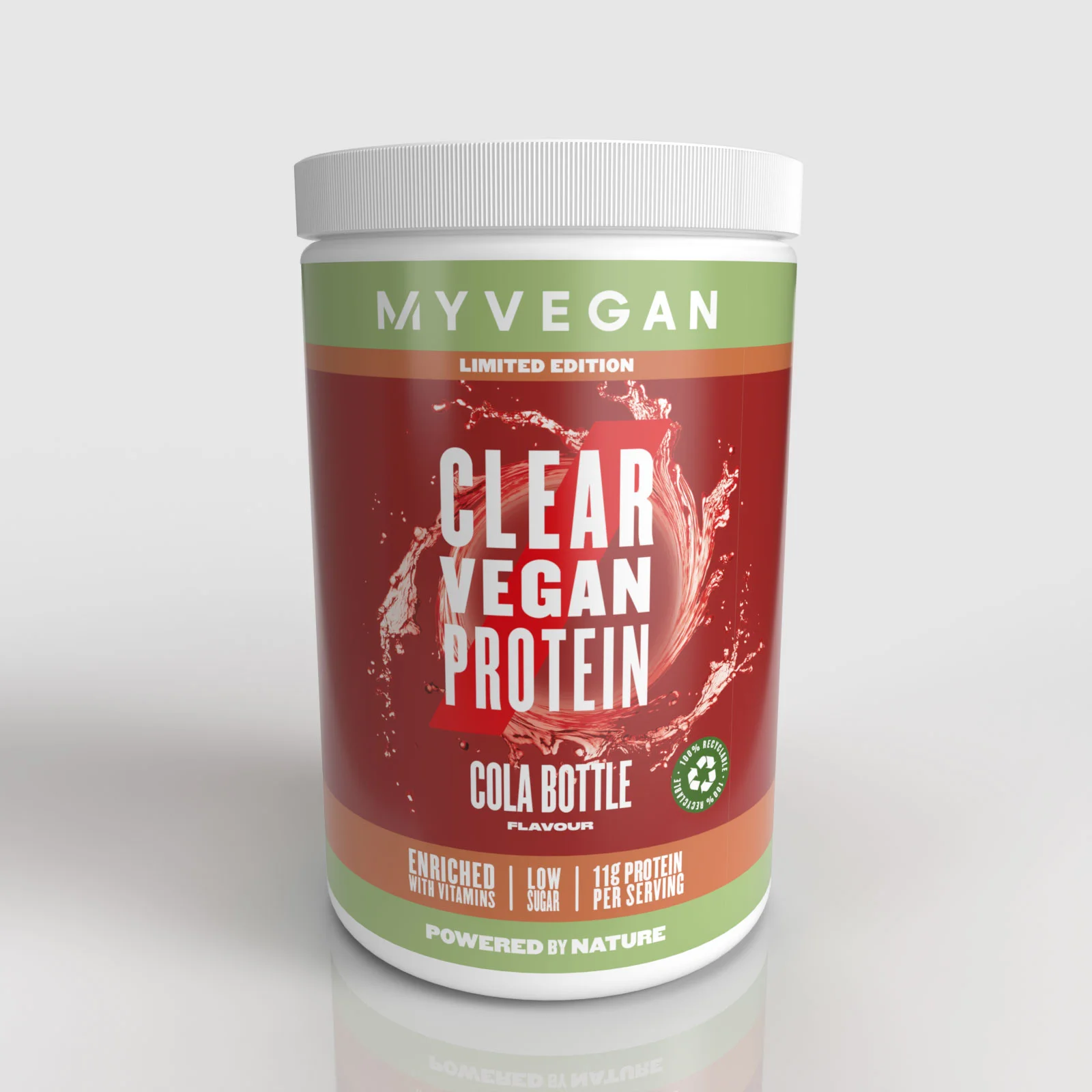 Clear Vegan Protein – Smag af Cola Bottle - 20servings Billede 1