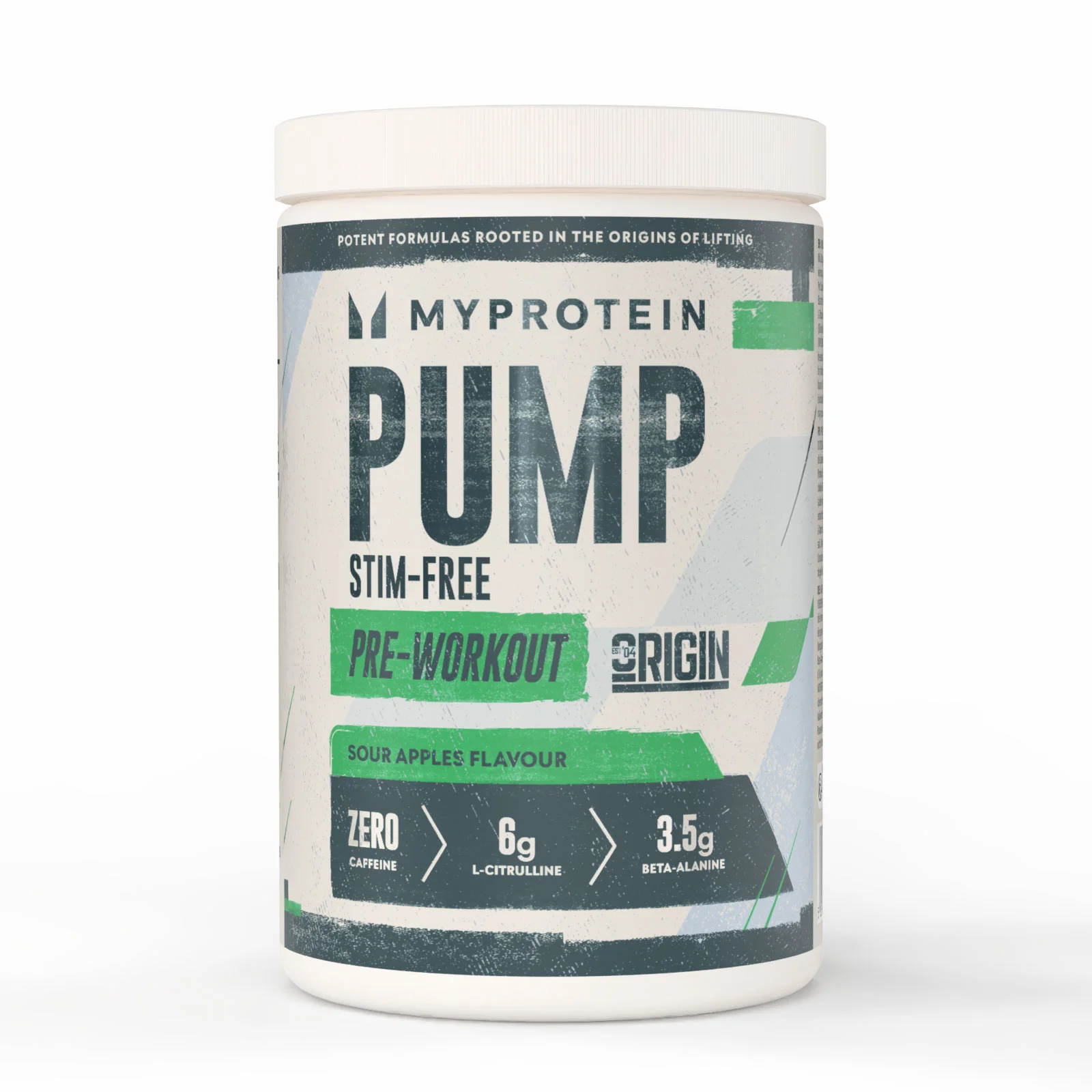 Origin Stim-Free Pre-Workout - 600G - 30servings - Sour Apples Billede 1