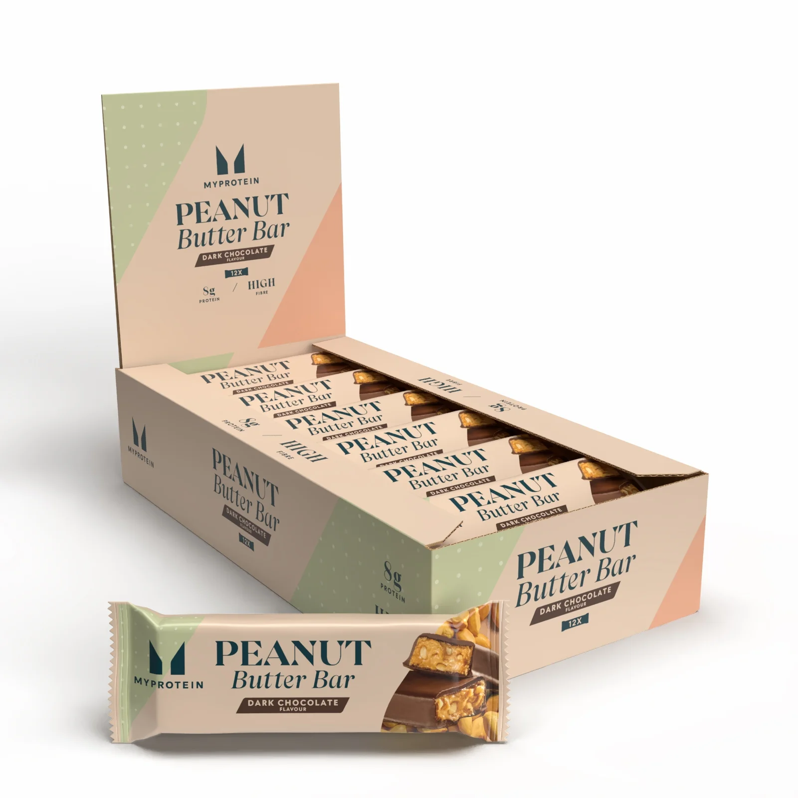 Peanut Butter-bar - 12 x 38g - Jordnøddesmør Billede 1