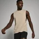 MP Tempo Washed Drop Armhole Tank Top til mænd – Washed Stone