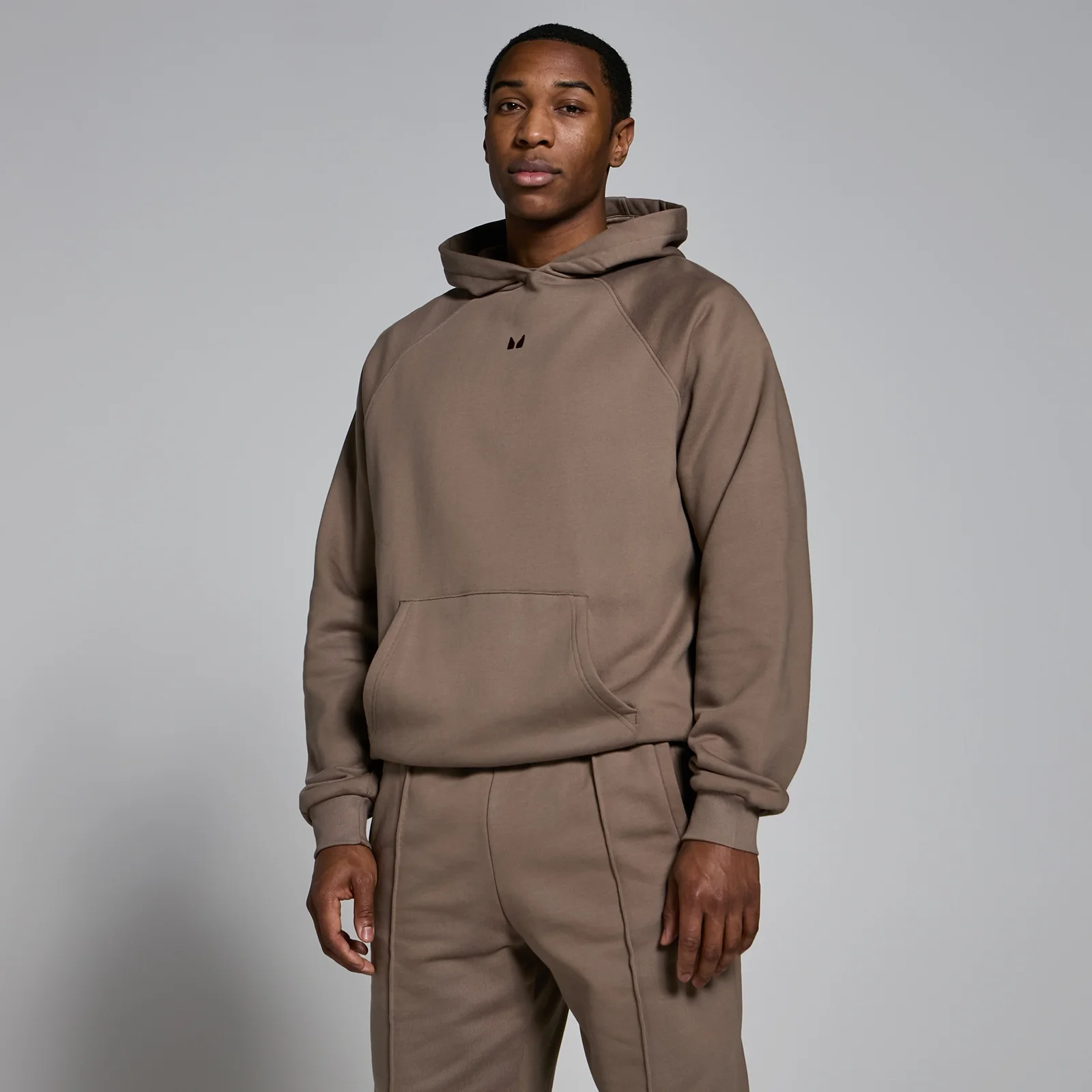 MP Lifestyle Heavyweight Hoodie til mænd – Soft Brown - XS Billede 1