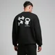 MP Tempo Graphic Crew Neck Sweatshirt til mænd – Sort