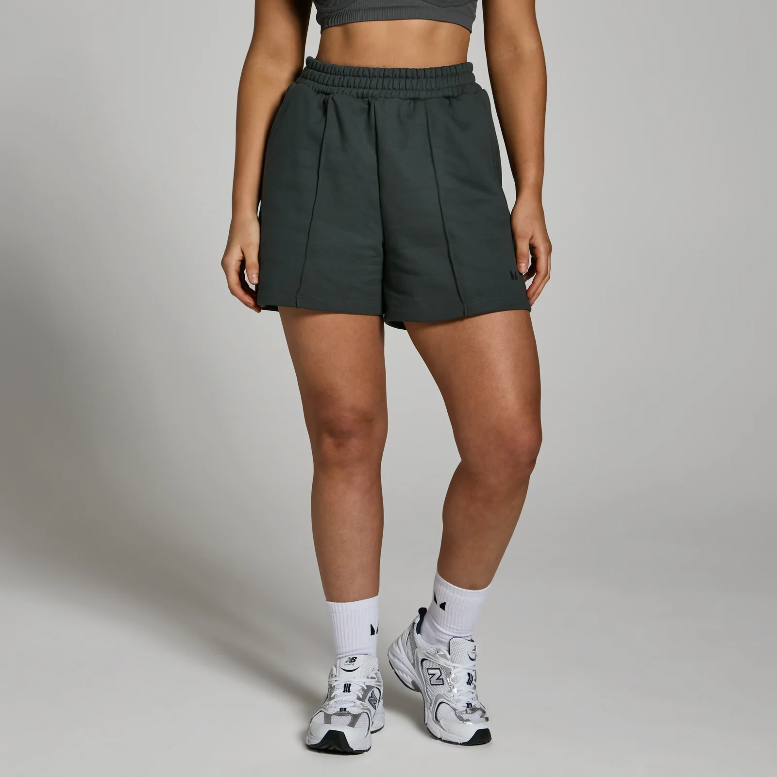 MP Lifestyle Heavyweight Sweat Shorts til kvinder – Dark Shadow - XS Billede 1