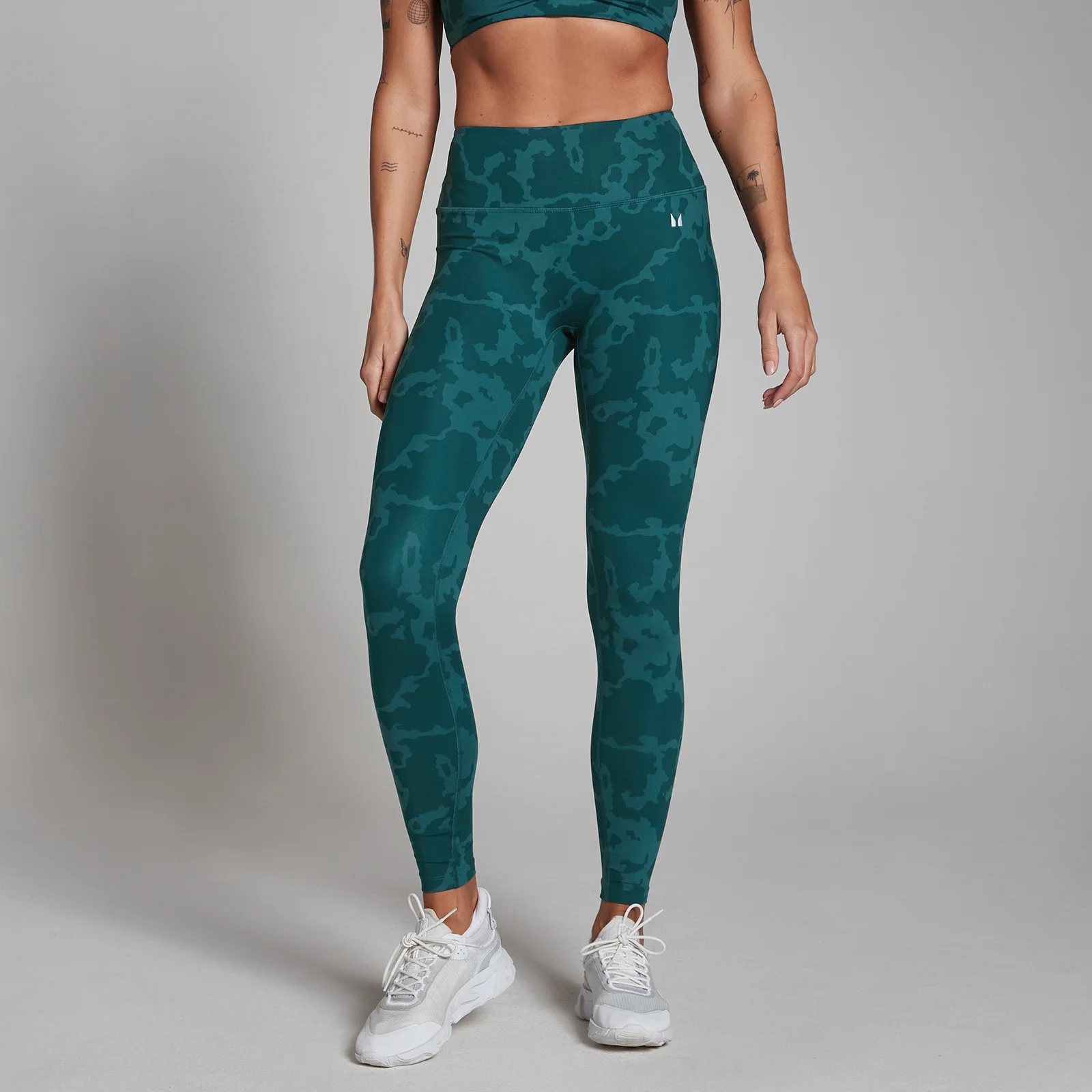 MP Tempo Abstract Leggings til kvinder – Marine Blue - XS Billede 1
