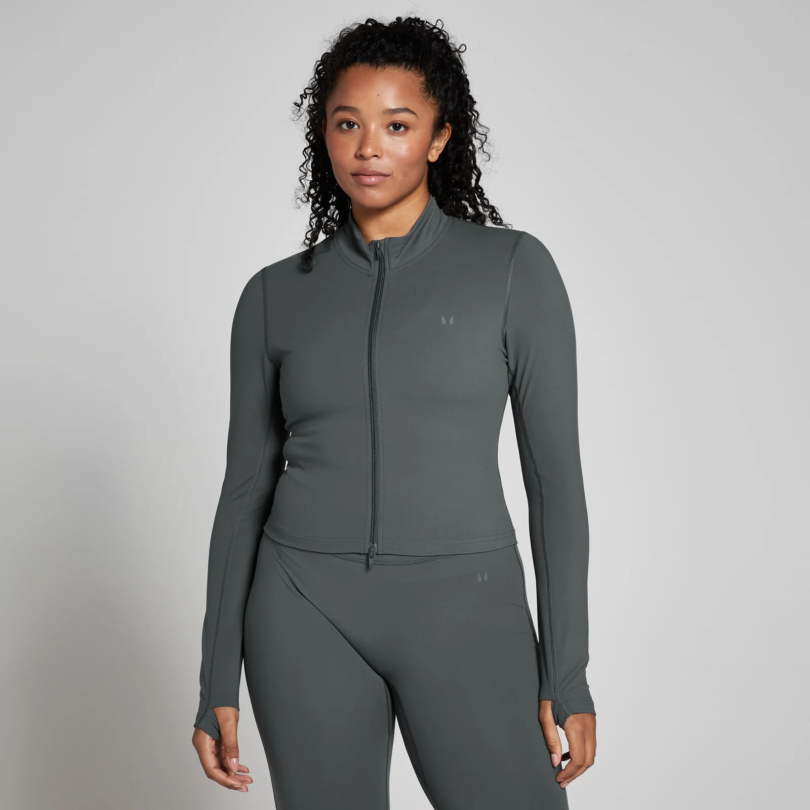 MP Tempo Cropped Jacket til kvinder – Dark Shadow - XS Billede 1