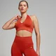 MP Tempo Seamless Halter Neck Bra til kvinder – Copper