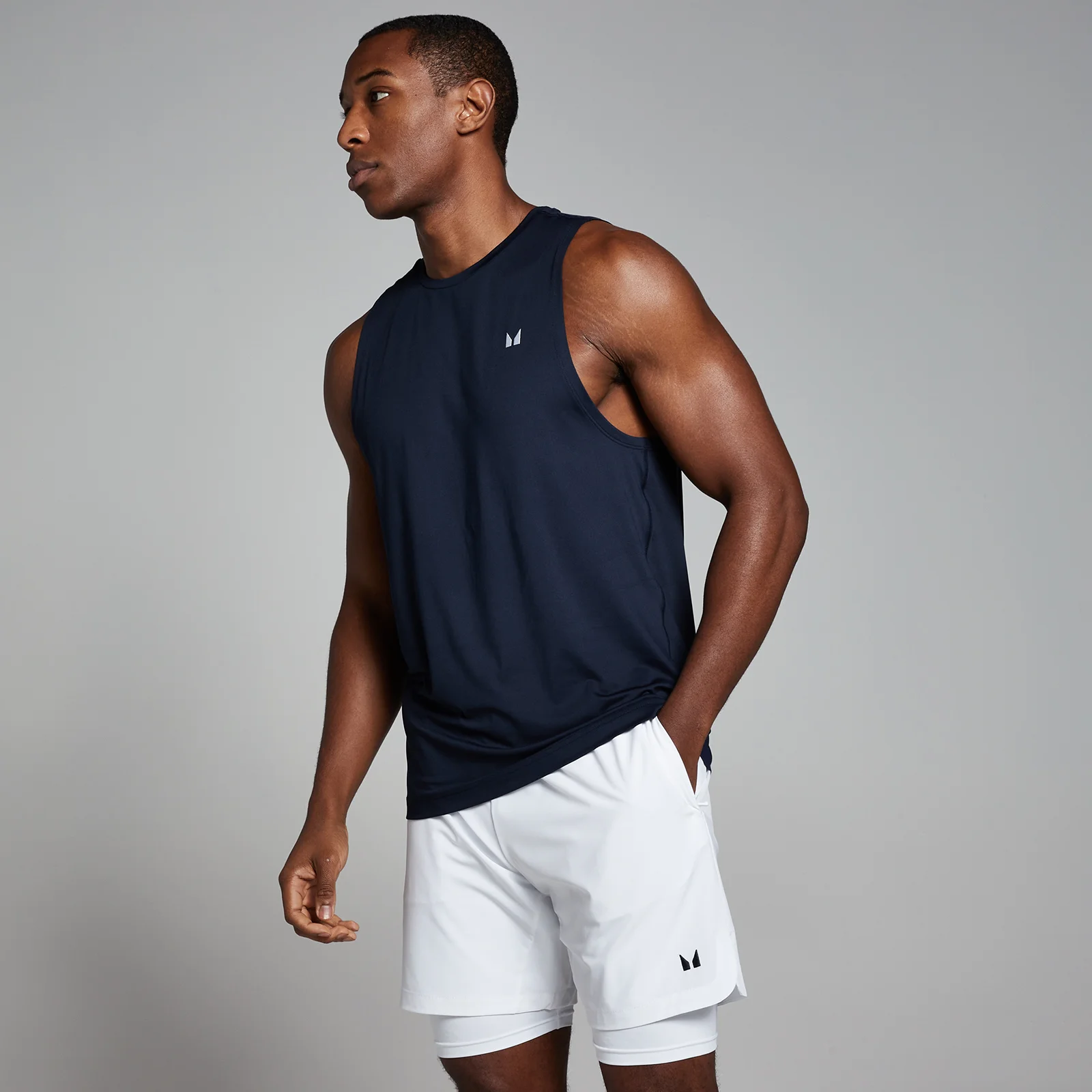 MP Training Tank Top til mænd – Navy - XXS Billede 1