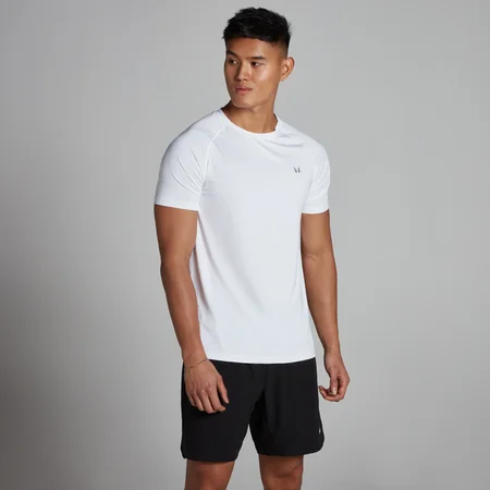 MP Training Short Sleeve T-Shirt til mænd – Hvid