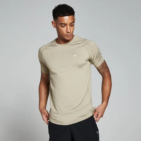 MP Training Short Sleeve T-Shirt til mænd – Stone