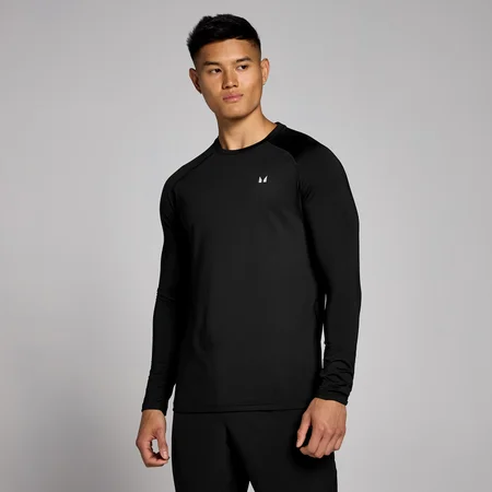 MP Training Long Sleeve T-Shirt til mænd – Sort
