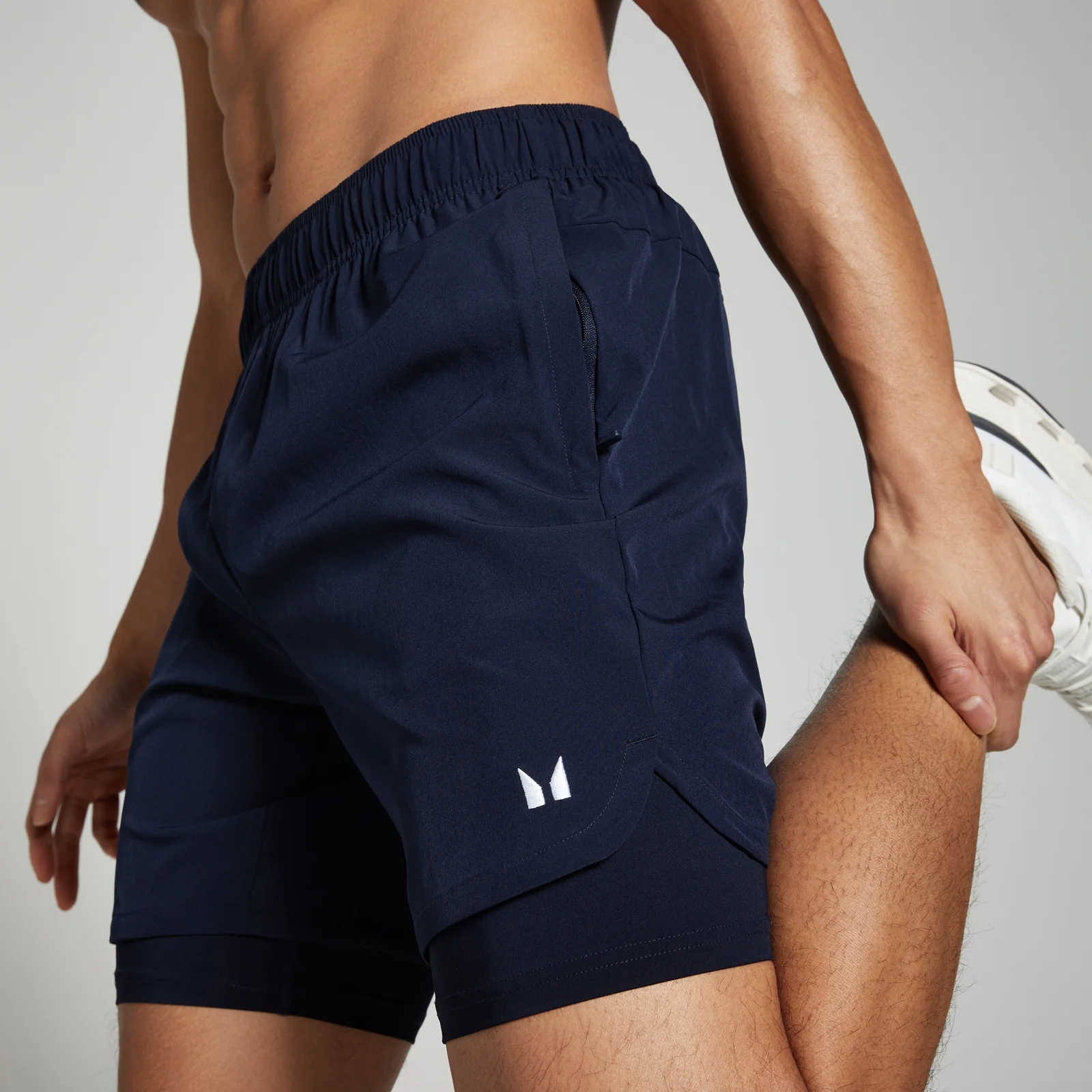 MP 2-in-1 Training Shorts til mænd – Navy - S Billede 1
